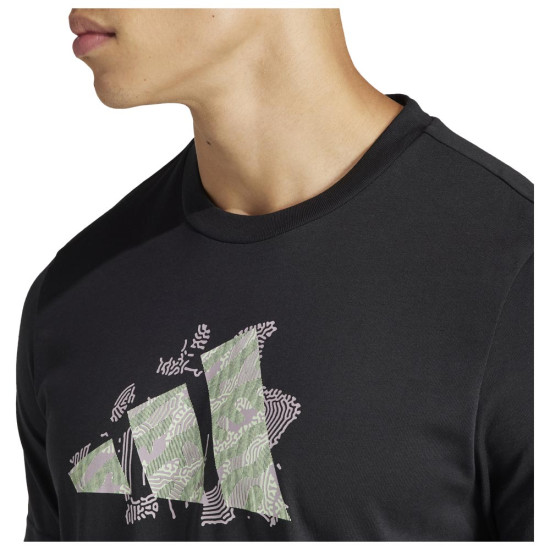 Adidas Ανδρική κοντομάνικη μπλούζα Aeroready Tennis Logo Slam Graphic Tee Adidas Ανδρική κοντομάνικη μπλούζα Aeroready Tennis Logo Slam Graphic Tee